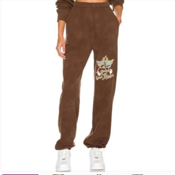 Boys Lie Pants - Boys Lie Good Bye and Good Riddance Brown Jogger Sweatpants